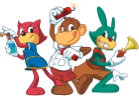 Group of Toons (From Toontown Japan)