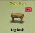 Log Desk in the Cattlelog