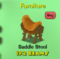Saddle Stool in the Cattlelog.