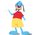 An alternative version of Flippy from Toontown UK's website. This version of Flippy has the same head as the Japanese one, and a red shirt with yellow pants.