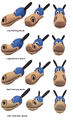 Horse heads concept