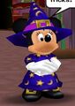 Minnie Mouse as a wizard