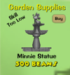 Minnie Statue - 500 beans