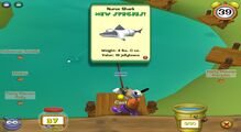 I get the Nurse Shark... With a Twig Rod... on my lowest toon ever... ( Who still works in TTC.. )
