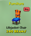 Lifejacket Chair in the Cattlelog.
