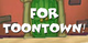 The third screen, which also has a shaking background for dramatic effect. There is no transition animation for the text as it switches from "In a battle" to "For Toontown!".