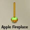 Apple Fireplace in the Cattlelog