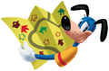 An image of Flippy holding a map from Toontown's main USA website.