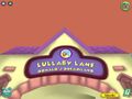 The Lullaby Lane sign