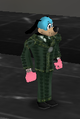 A toon using a cog suit.