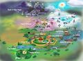 This is a picture of Toontown Online's earlier map.