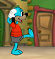 Flippy performing the Toon victory dance upon having won the battle via depleting all of the Mr. Hollywood's health