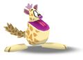 An image of a cream colored spotted Doodle (From the Toontown French website)