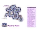 Map of Pajama Place in Donald's Dreamland