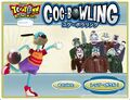 A screenshot of the title screen for the Japanese version of Cog Bowling.