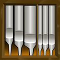 Organ pipes texture