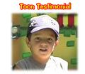 This is an image from Toontown Online back in its earlier years. "Toon Testimonial" was one of the original Toontown Online events.