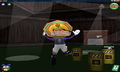 A third-person view of a toon wearing a Sombrero Hat in-game