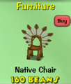 Native Chair in the Cattlelog.