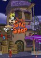 Goofy's Gag Shop in Donald's Dreamland.