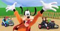 A racing update news image from Toontown's French website.