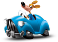Mouse driving a Car