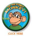 An image of the monkey toon's pin icon as it appeared on the Toontown Times website during the Toon Species elections.