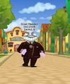 A Glad Hander on a Toontown Central street.